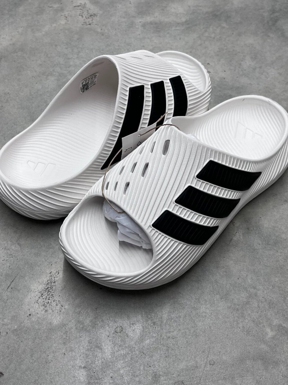 Adidas Purechill Slides White Black KI0054 - New